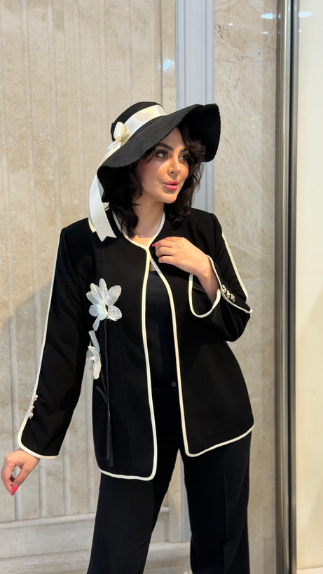 کت زنانه مجلسی کرپ کنزو اعلا