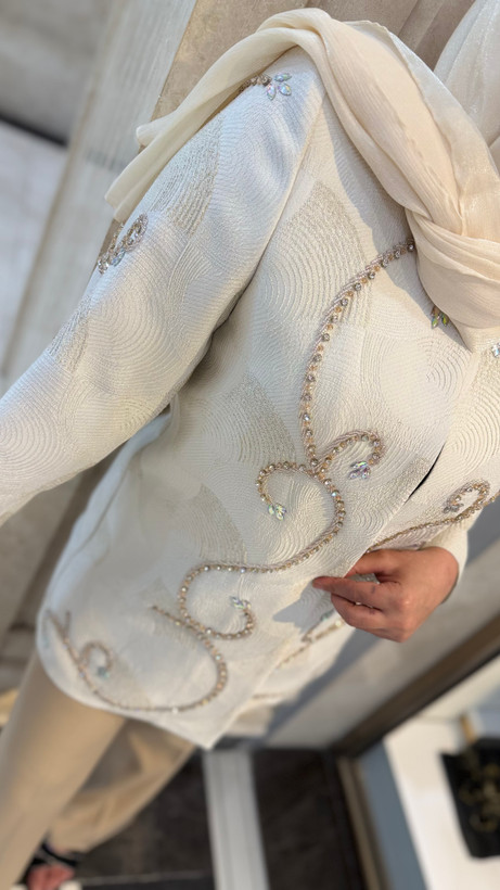 کت مجلسی زنانه ژاکارد